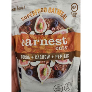 Earnest Eats Superfood Oatmeal 357g - COCOA+CASHEWS+PEPITAS