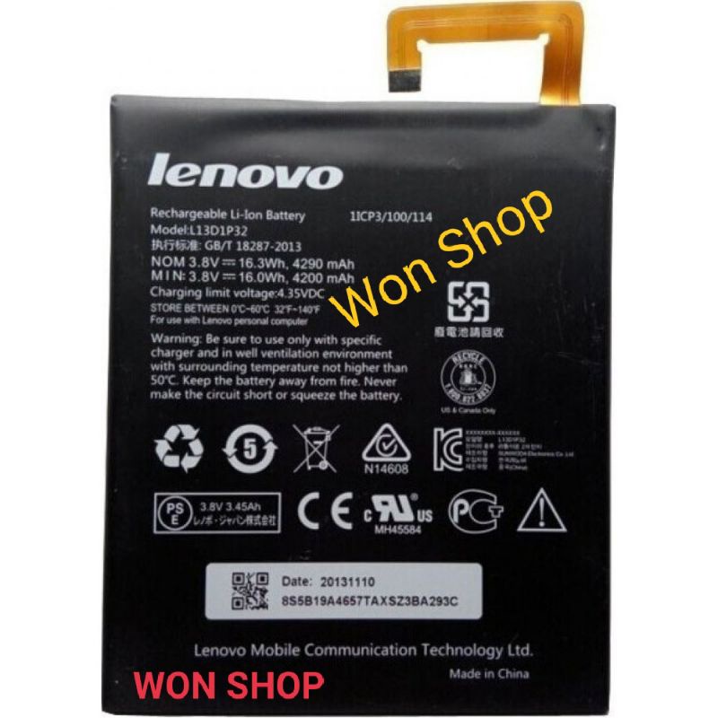 แบต Lenovo Tab A8-50 A5500 L13D1P32 S8-50 A5500HV แบตเตอรี่+ชุดไขควงถอด🪛🛠️
