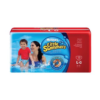 Huggies กางเกงผ้าอ้อมว่ายน้ำ แพมเพิสว่ายน้ำ รุ่น Little Swimmers ไซส์ L **แยกขายเป็นชิ้น**