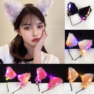 พร้อมส่งจากไทย 🇹🇭 ที่คาดผมหูแมว/หูกระต่าย/เขากวาง คอสเพลย์ มีไฟ LED