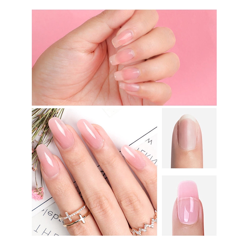 Polygel Nail Acrylic Poly Gel Pink White Clear Crystal Uv Led Builder