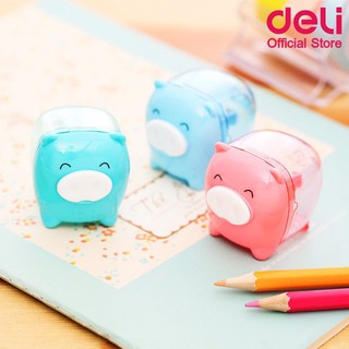 Deli กบเหลาดินสอหมูสุดน่ารัก คละสี จำนวน 1 ชิ้น