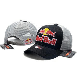 (5 สี) หมวกพรีเมี่ยม หมวกแก๊ปพรีเมี่ยม Redbull ตาข่าย