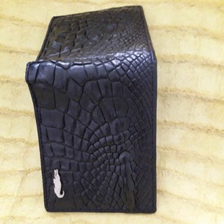 Crocodile wallet  Genuine skin กระเป๋าสตางค์จระเข้