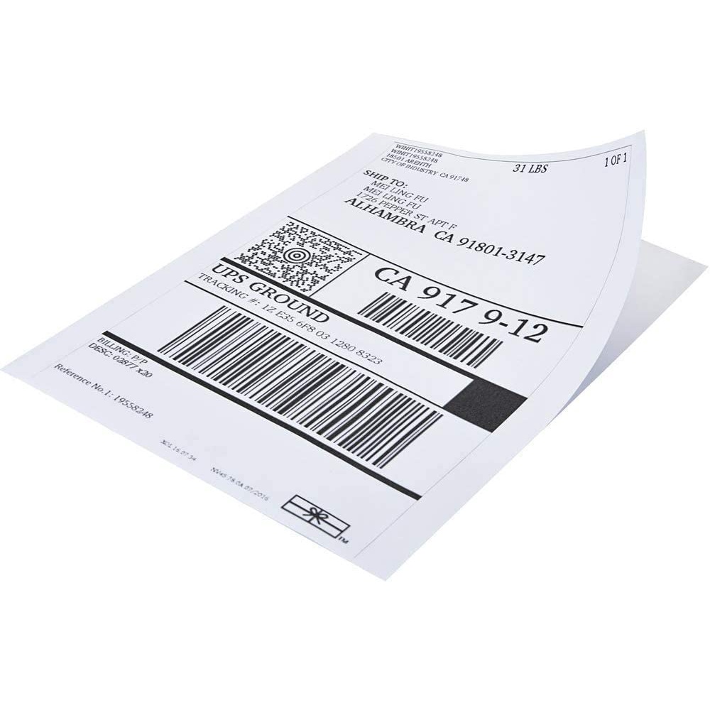 พร้อมส่ง กระดาษสติ๊กเกอร์ A4 (500 แผ่น/100) ขาวด้าน / ผิวมัน ใบปะหน้า Sticker Paper 210x297มม - รูปที่ 6