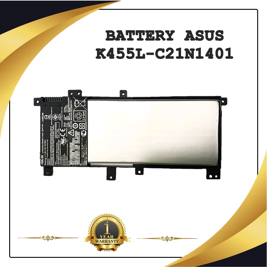 BATTERY NOTEBOOK ASUS K455L-C21N1401 แท้ X455 K455L  X454L X454LA / แบตเตอรี่โน๊ตบุ๊คเอซุส