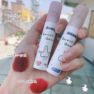 【Stock】 Fairy Sister🌸 Super Fire Meng Duck Series Lip Glaze Velvet Matte Lip Gloss Long-lasting Waterproof Non-stick Cup Student Lipstick