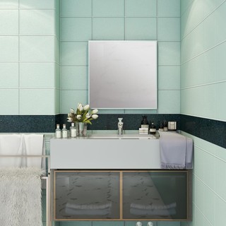 กระจกเงาเรียบ MOYA LJ-6030 60x60 ซม. สี่เหลี่ยม MIRROR MOYA LJ-6030 60X60CM SQUARE