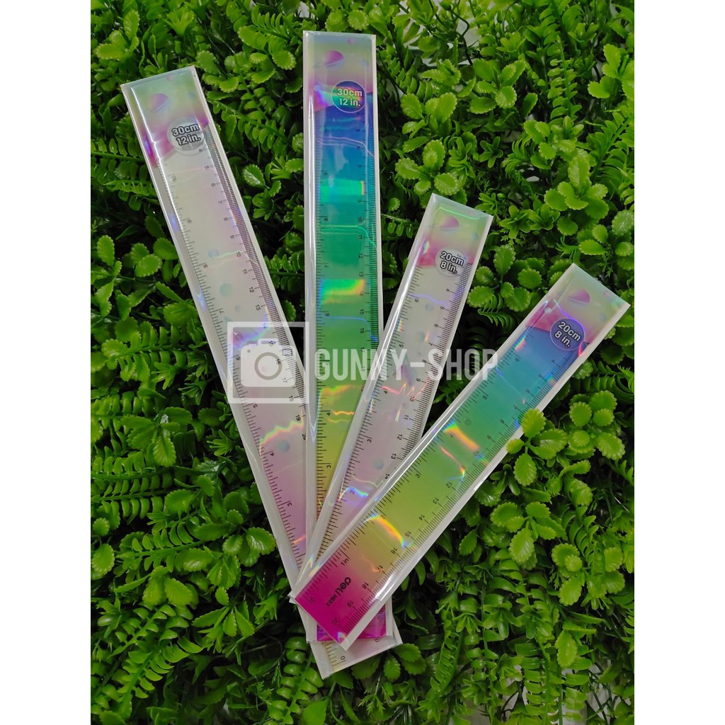 ไม้บรรทัดขนาด 30 cm.และ ขนาด 20 cm.Deli รุ่น No.H654