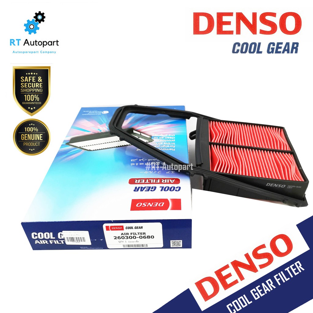 Denso กรองอากาศ Honda Civic ES เครื่อง1.7  1.8 ปี01-05 Dimension / เด็นโซ๋ ซีวิค อีเอส ปี03 ไดเมนชั่