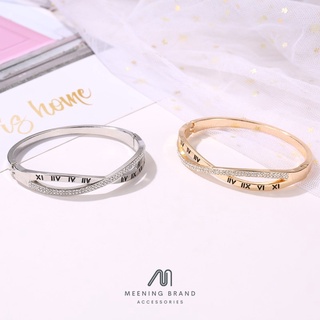 กำไลข้อมือ ROMAN DIAMOND BANGLE [09-0024-0025]