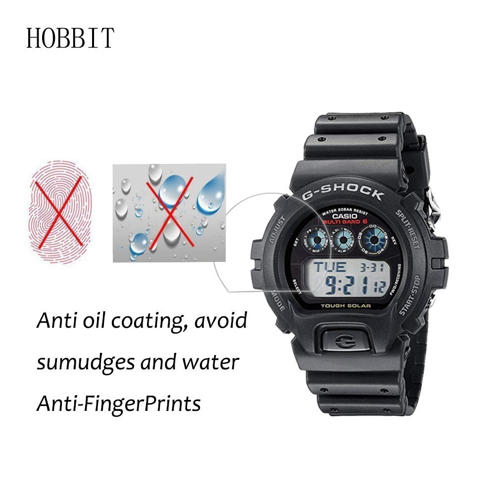 ฟิล์มกันรอยหน้าจอ LCD สําหรับ Casio DW6900 GW6900 GW7900 GR8900 3 แพ็ค