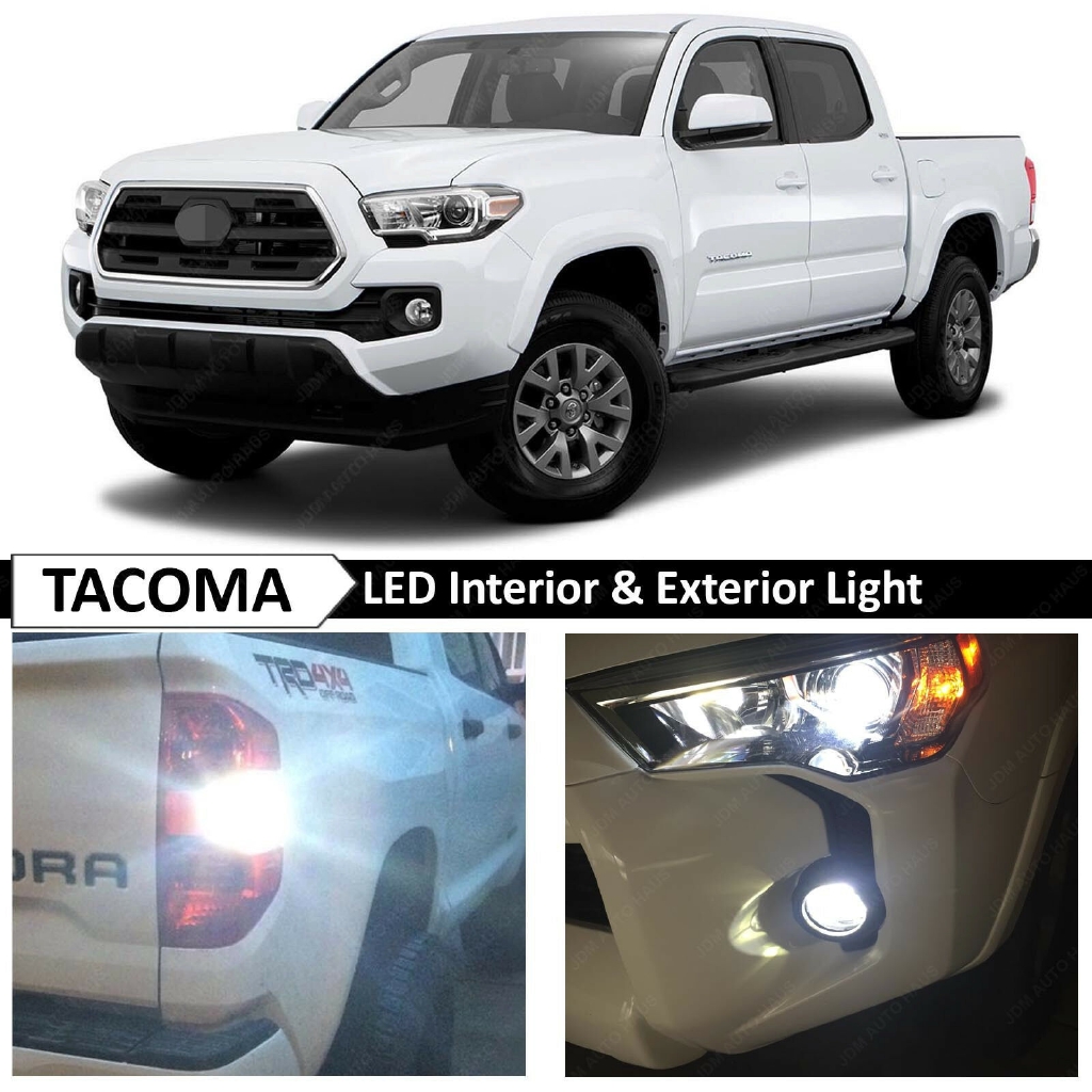 Fits 2016 2019 Toyota Tacoma 16x White Interior Fog Reverse Led Lights Bulbs