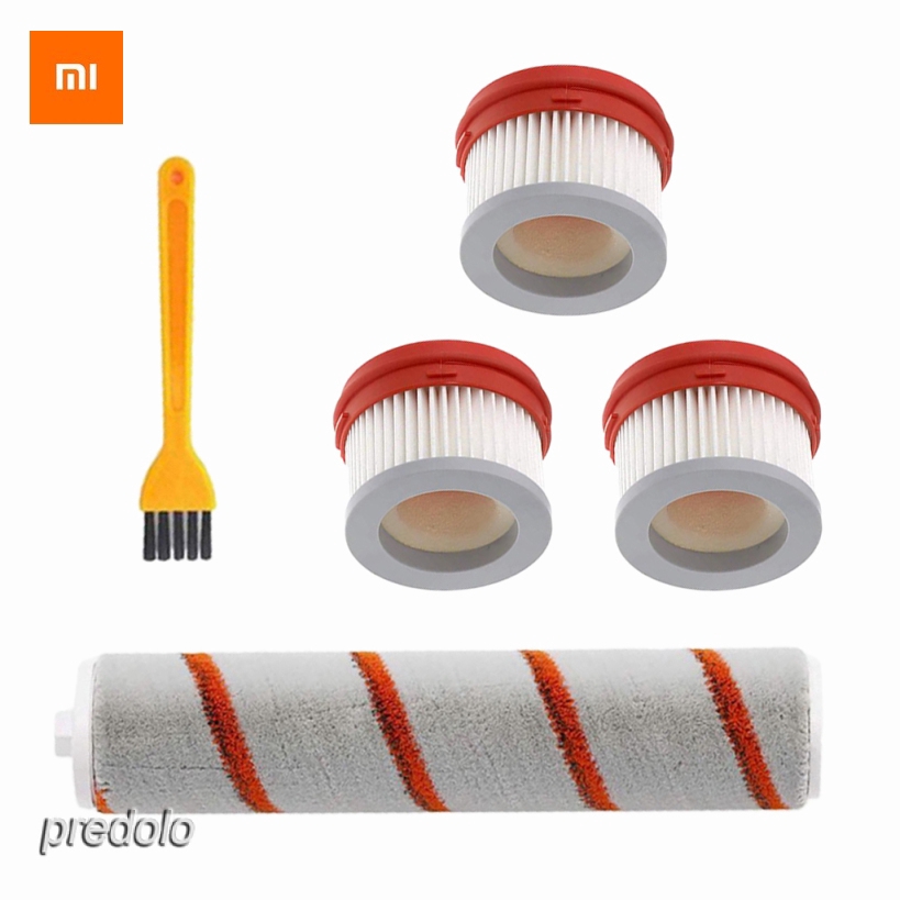 【XIAOMI】5Pcs  Roller Brushes Hepa Filter Replacements for Xiaomi Dreame V9 Cordless Handh