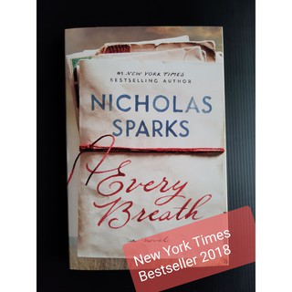 หนังสือภาษาอังกฤษ Every Breath โดยNicholas Sparks (หนังสือใหม่)