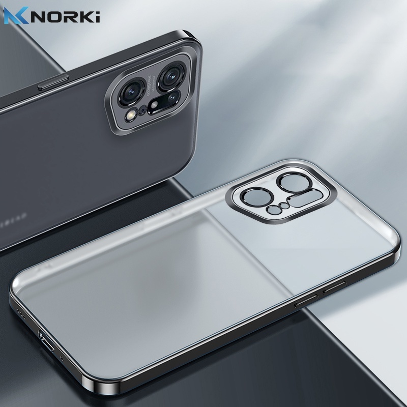 เคสโทรศัพท์มือถือ TPU นิ่ม แบบใส บางพิเศษ ป้องกันกล้อง สําหรับ OPPO Find X5 Pro Find X3 Pro Find X2 X6 Pro