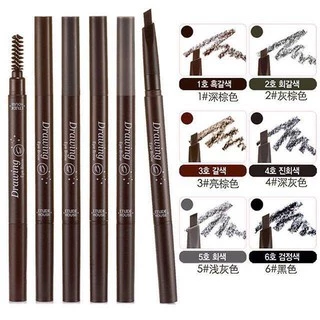 𝙂𝙄𝙉𝘼 ดินสอเขียนคิ้ว Drawing Eye Brow Etude Carporation MADE inChina เพิ่มปริมาณ↑30%