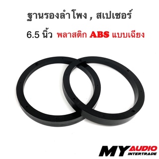 ฐานรองลำโพง สเปเซอร์ แบบเฉียง 6” 6.5” ผลิตจากวัสดุ พลาสติก ABS อย่างดี