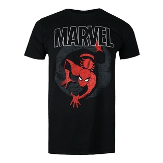 เสื้อยืด พิมพ์ลาย Marvel Spider Spider Superhero สไตล์สปอร์ต สําหรับผู้ชาย