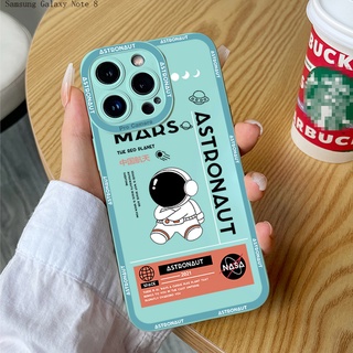 Compatible With Samsung Galaxy Note 8 9 10 20 Lite Plus Ultra เคสซัมซุง สำหรับ Case Astronaut เคส เคสโทรศัพท์ เคสมือถือ