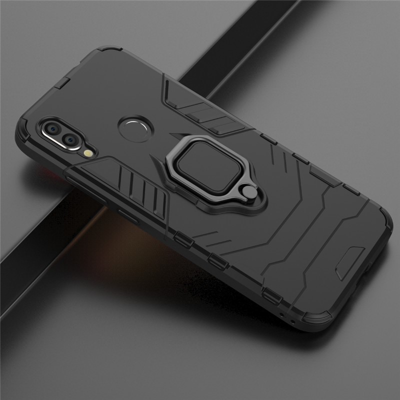 เคส Redmi Note 7 ฮาร์ดเคสกันกระแทกเคสโทรศัพท์ Hybrid Armor Shockproof Ring Case redmi note 7 Note7 Cover Stand