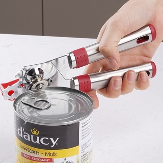 Can Opener ที่เปิดกระป๋องสแตนเลสแบบหนา ล้อกลิ้งคู่ ขาบีบคู่ เปิดขวด แบรนดังจากยุโรป  ผลิตจากสเตนเลสอย่างดี