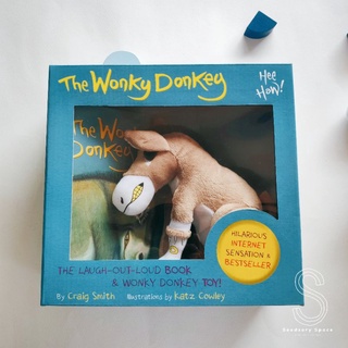 [พร้อมส่ง] The wonky donkey นิทานปกอ่อนภาษาอังกฤษและตุ๊กตา wonky donkey