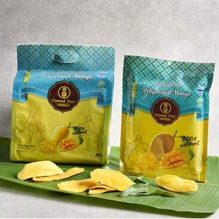 Diamond Fruit มะม่วงอบแห้ง Dehydrated Mango ขนาด 400 g.