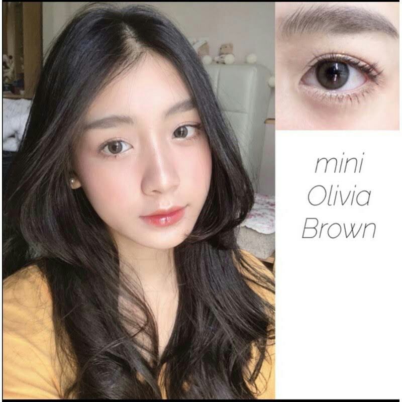 คอนแทคเลนส์ olivia brown