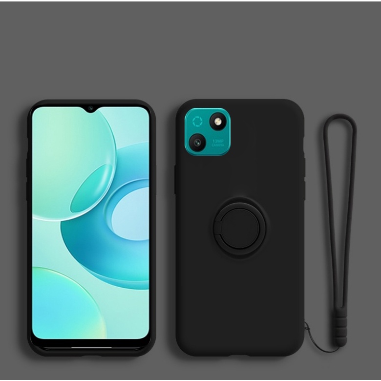 Wiko T10 Case 6.5 นิ้วซิลิโคนนุ่ม TPU Finger Ring Holder ปลอกกระจกนิรภัยป้องกันหน้าจอ