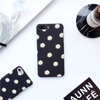 เคสสีดำ ลายดอกไม้ เคสลายดอกเดซี่ Daisy