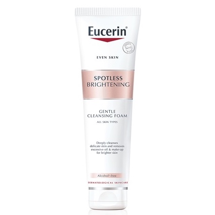 Eucerin SPOTLESS BRIGHTENING Cleansing Foam 150g. ยูเซอรีน สปอตเลส ไบรท์เทนิ่ง โฟมล้างหน้า