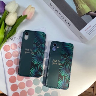 🌷เคสใบไม้เขียว 📱 i7,7+,8,8+, X,Xs,XR,XsMax,11,11pro,11promax,se2