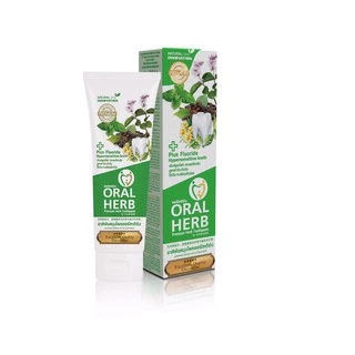 Oral Herb ยาสีฟันสมุนไพรออรัลเฮิร์บ 50 กรัม แพ็ค 2 แถม 1 หลอดฟรี