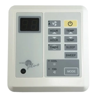 รีโมทคอนโทรล , รูมแอร์ , เทอร์โมรูม ชนิดมีสาย ยี่ห้อ INTRONICS รุ่น DT-04