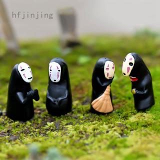 hfjinjing no face man โมเดลตุ๊กตาไวนิลสําหรับตกแต่งบ้าน miyazaki hayao