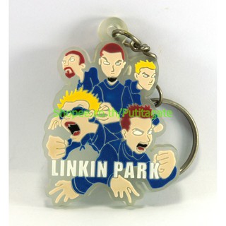 LINKIN PARK ลิงคินพาร์ก พวงกุญแจ  ปั๊มนูน วงร็อค kc22 ส่งไว