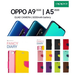 MERCURY GOOSPERY Fancy Diary Case เครสกระเปา ตั้งได้  (ของแท้ 100%) สำหรับ OPPO A9 2020 / A5 2020