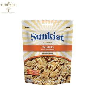 ซันคิสท์ วอลนัทอบเกลือรสเค็มน้อย 300 กรัม Sunkist Premium Walnuts Dry Roasted &amp; Light Salted 300 g.