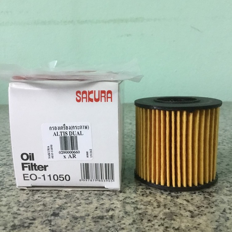กรองน้ำมันเครื่อง โตโยต้า อัลติส ดูโอ้, พรีอุส, CHR Toyota Altis Dual vvti, Prius, CHR ยี่ห้อ Sakura