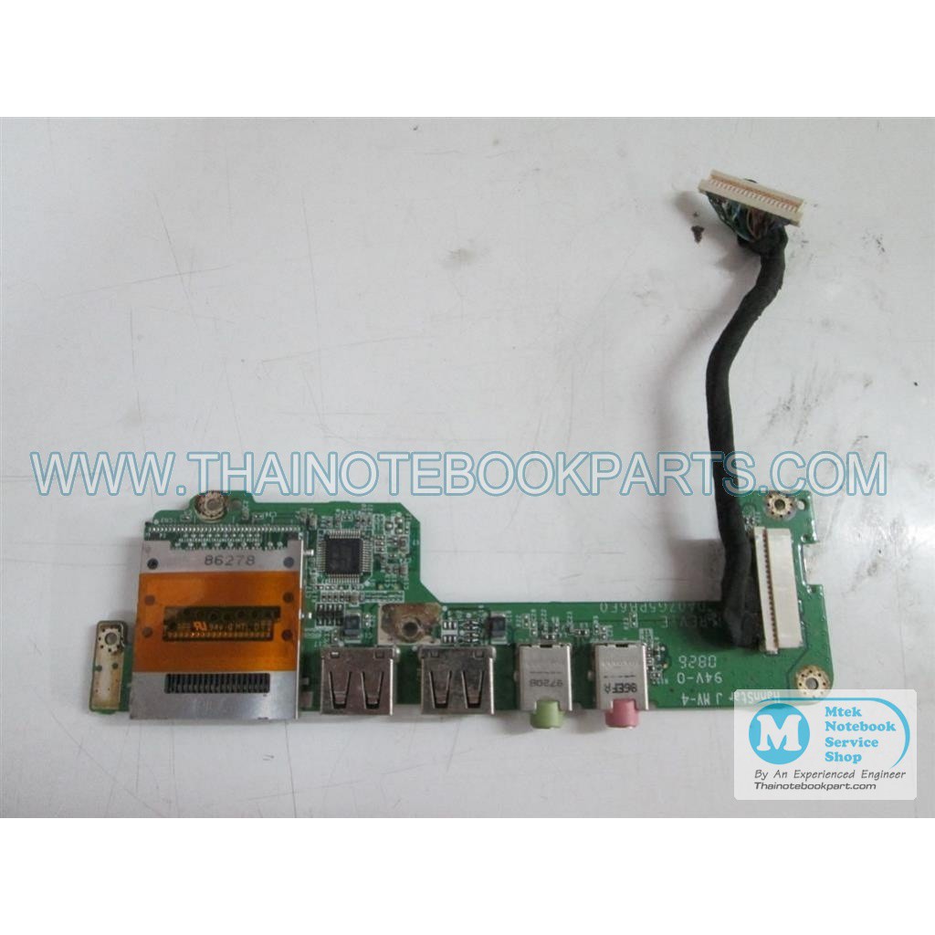 แผงวงจร Audio USB and Card Reader Acer Aspire One ZG5 - DA0ZG5PB6E0 (มือสอง)