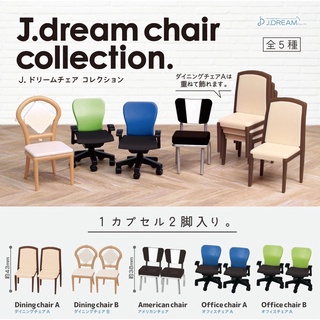 **พร้อมส่ง**กาชาปองคอลเลกชั่นเก้าอี้ J.dream Chair Collection  ของแท้