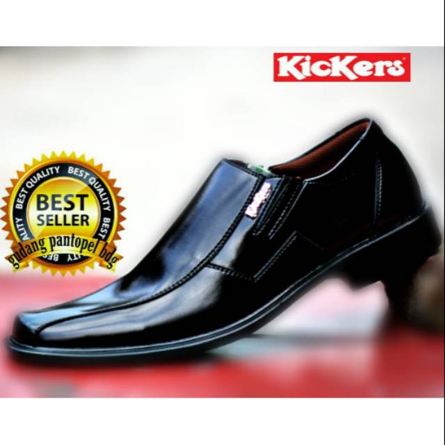 Paskibra Mens Pantopel Shoes - Security-TNI-POlri Shiny Material Without T3K Polish