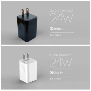 หัวชาร์จEloop EQ-24BUS หัวชาร์จ Quick Charge 3.0 24W Wall Charger Adaptor