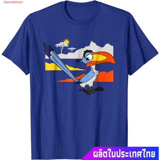 เสื้อยืดแขนสั้น Disney The Lion King Zazu Pride Lands T-Shirt Mens Womens T-shirts