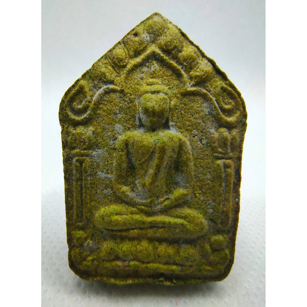 พระขุนแผนผงพรายกุมารพิมพ์ใหญ่ หลวงปู่ทิม  หลังฝังตะกรุดสาริกาคู่ ปี 2515