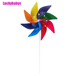 (Luckybabys) ของเล่นกังหันลมแฮนด์เมดน่ารัก สําหรับสวนกลางแจ้ง