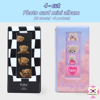 [Daiso Korea] 4-cut photo album, Photo card mini album , photo album, collect book (20 sheets, 40 pockets), call book, idol