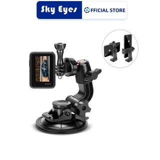 Skyeyes Mini Car Strong Suction Cup Phone Mount ที่วางแก้วน้ำ Action Camera สำหรับ GoPro Insta360 ฯลฯ