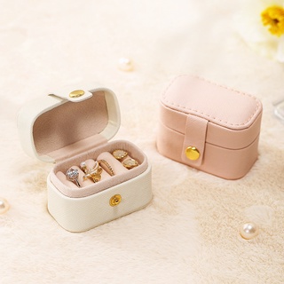 Charmingbox แบบพกพามินิแหวนกล่องเครื่องประดับของขวัญออแกไนเซอร์กรณีหนัง PU เดินทางเก็บต่างหูที่ใส่เครื่องประดับออแกไนเซอร์ Boxes